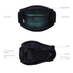 2023 Mystic Gem BK Womens Kiteboarding Waist Harness - Black/Glitter Discounts Apply ! -WaveRide Gear Shop 900 mystic gem bk womens waist harness size 5