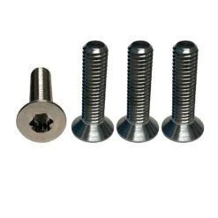 Foilite - M6 Titanium Hydrofoil Hardware Set - 4 Track Nuts And 4 M6 Screws Discounts Apply ! 10 Foilite - M6 Titanium Hydrofoil Hardware Set - 4 Track Nuts And 4 M6 Screws Discounts Apply ! -WaveRide Gear Shop foilite titanium m6 screw track nut set 4
