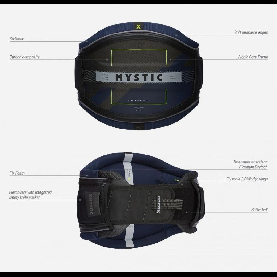 2021 Mystic Majestic X Kiteboarding Waist Harness - Night Blue Discounts Apply ! 5 2021 Mystic Majestic X Kiteboarding Waist Harness - Night Blue Discounts Apply ! - Image 3